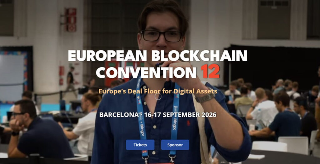 European Blockchain Convention returns to Barcelona as institutional capital moves to the centre of the digital asset market 4 European Blockchain Convention returns to Barcelona as institutional capital moves to the centre of the digital asset market