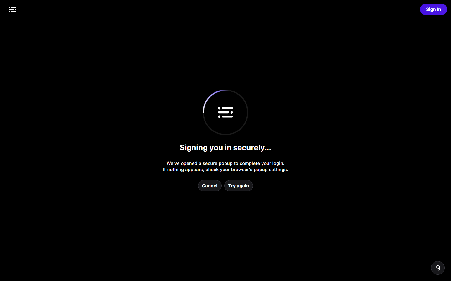 Sequence Builder signin page for developer and gaming team access