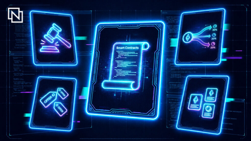 NFT Marketplace Smart Contracts: Listings, Offers, Auctions, and Royalties
