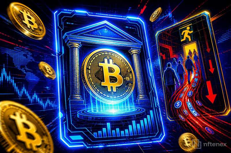 Bitcoin ETF Outflows Hit 77,000 BTC as Retail Exits