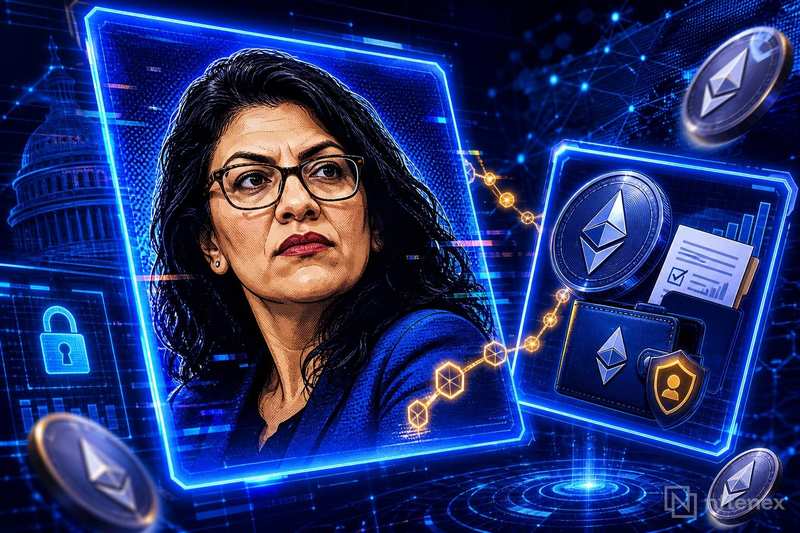 Rashida Tlaib Discloses Ethereum ETF in IRA After Anti-Crypto Votes