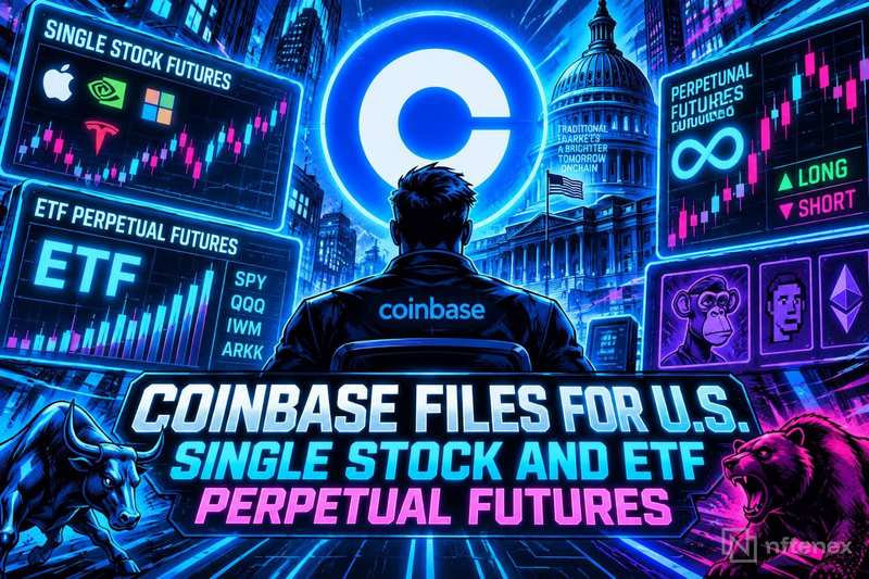 Coinbase Files for U.S. Single-Stock and ETF Perpetual Futures