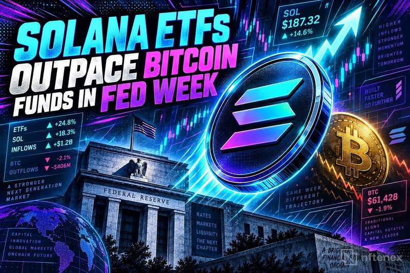 Solana ETFs Outpace Bitcoin Funds in Fed Week
