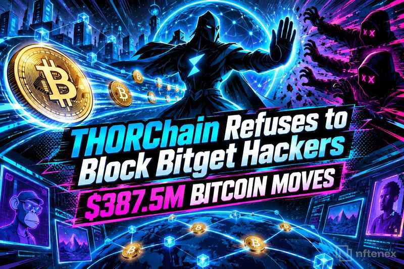 THORChain Refuses to Block Bitget Hackers’ $387.5M Bitcoin Moves