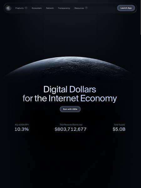 Ethena Tablet Interface