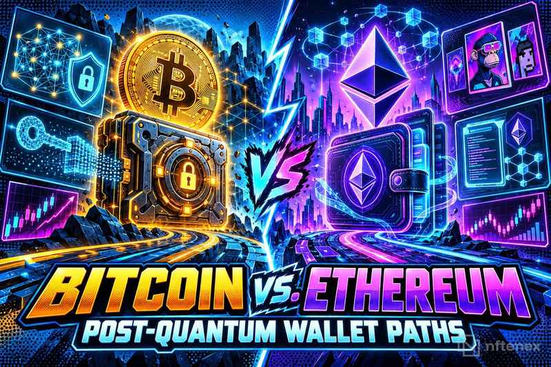 Bitcoin vs. Ethereum: Post-Quantum Wallet Paths