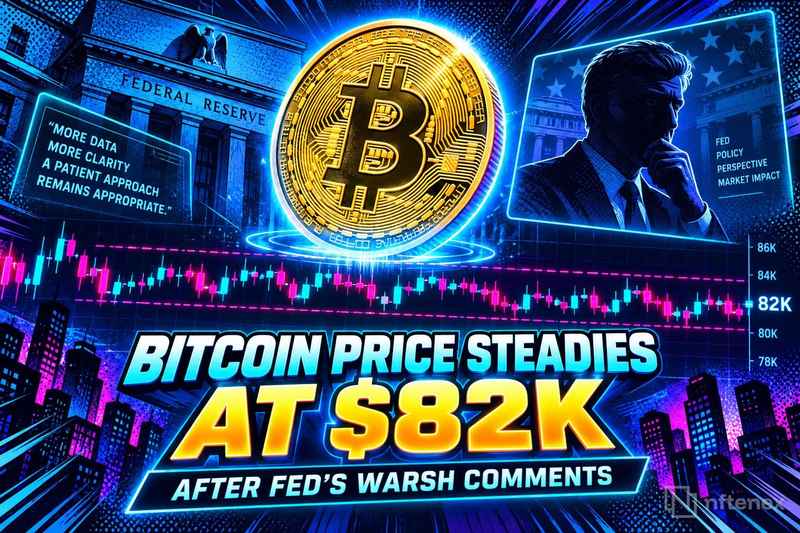 Bitcoin Price Steadies at $82K After Fed’s Warsh Comments