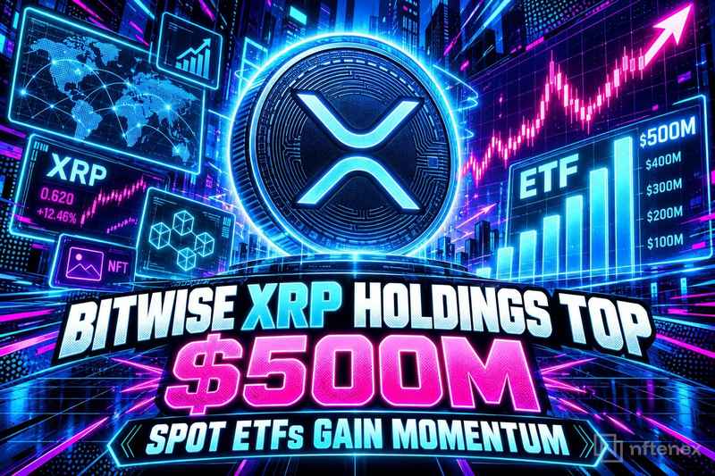 Bitwise XRP Holdings Top $500M as Spot ETFs Gain Momentum