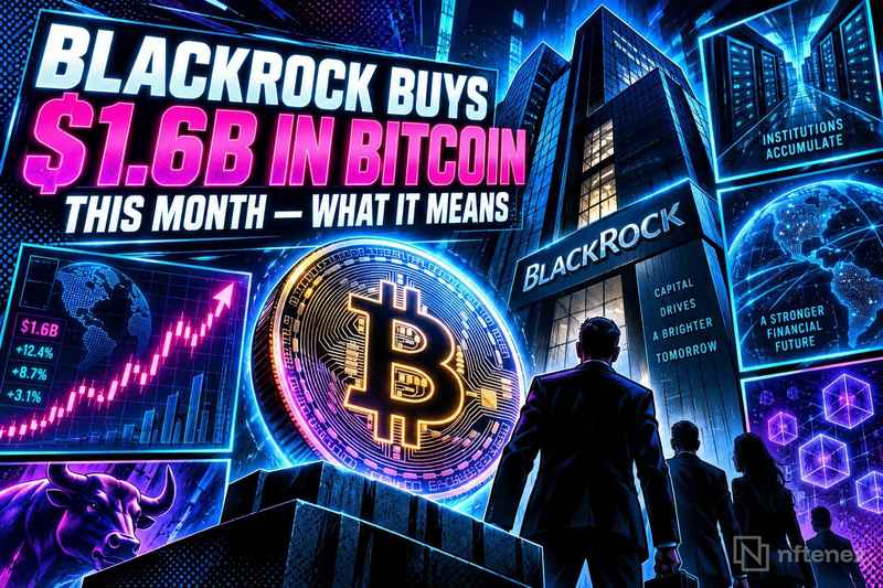 BlackRock Buys $1.6B in Bitcoin This Month: What It Means