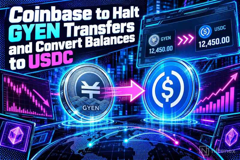 Coinbase to Halt GYEN Transfers and Convert Balances to USDC