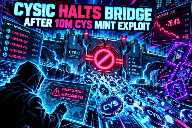 Cysic Halts Bridge After 10M CYS Mint Exploit