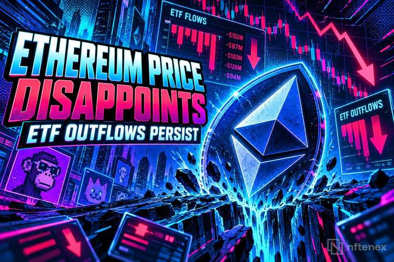 Ethereum Price Disappoints as ETF Outflows Persist