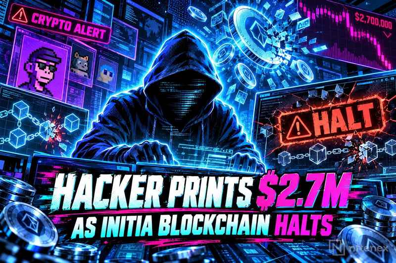 Hacker Prints $2.7M in Crypto as Initia Blockchain Halts