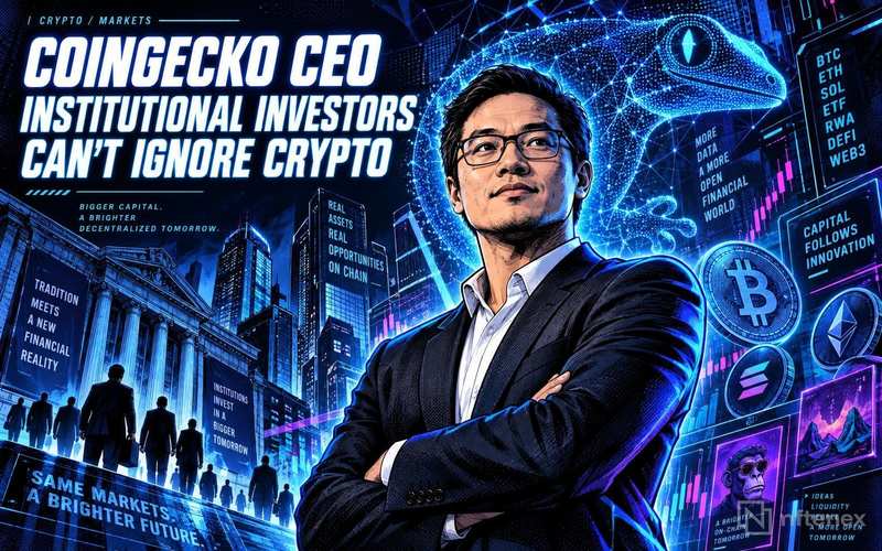 CoinGecko CEO: Institutional Investors Can't Ignore Crypto