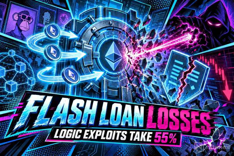 DeFi Flash Loan Losses: Logic Exploits Take 55%