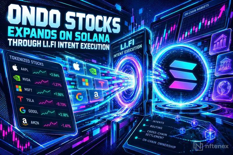 Ondo Stocks Expands on Solana Through LI.FI Intent Execution