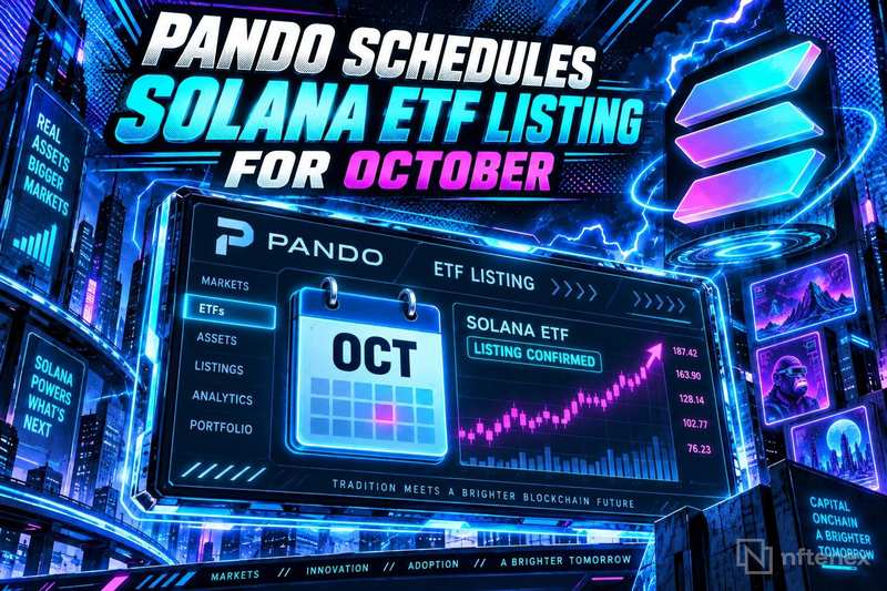 Pando Schedules Solana ETF Listing for October