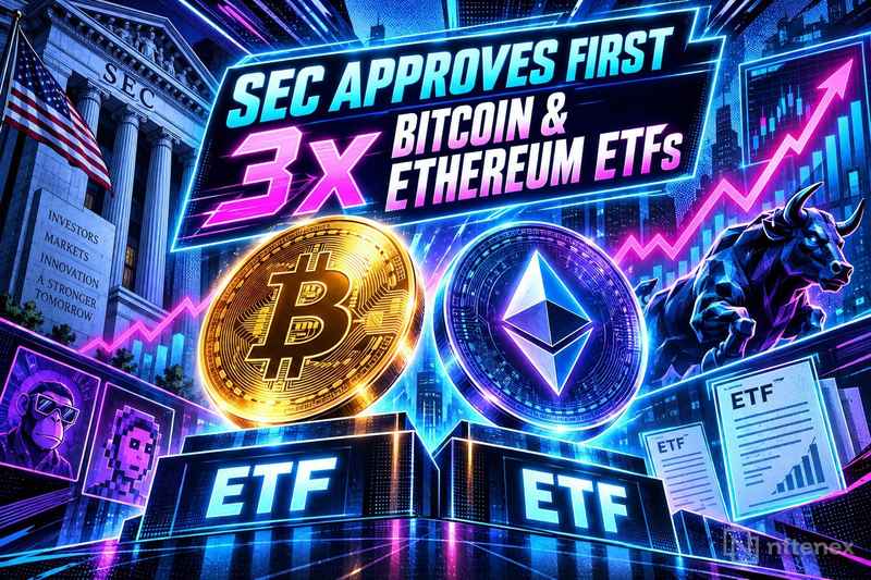 SEC Approves First 3x Bitcoin & Ethereum ETFs