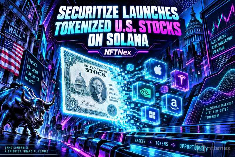 Securitize Launches Tokenized U.S. Stocks on Solana | NFTNex