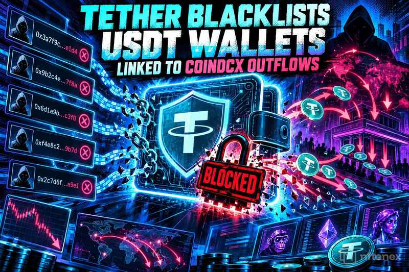 Tether Blacklists USDT Wallets Linked to CoinDCX Outflows