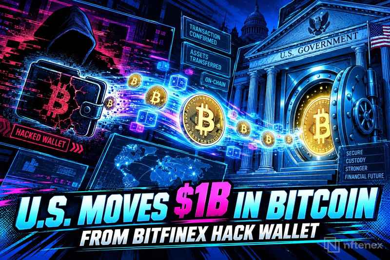 U.S. Moves $1B in Bitcoin From Bitfinex Hack Wallet