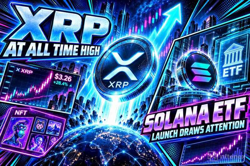 XRP at All-Time High as Solana ETF Launch Draws Attention